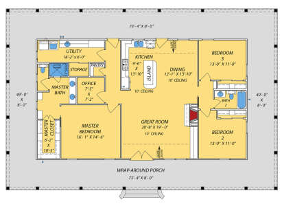 House Plan House Plan #26368 Drawing 1