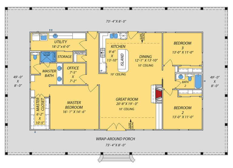 House Plan House Plan #26368 Drawing 1