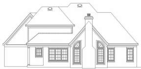Traditional House Plan #053-00322 Elevation Photo