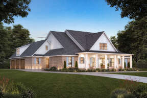 Modern Farmhouse House Plan #4534-00071 Elevation Photo
