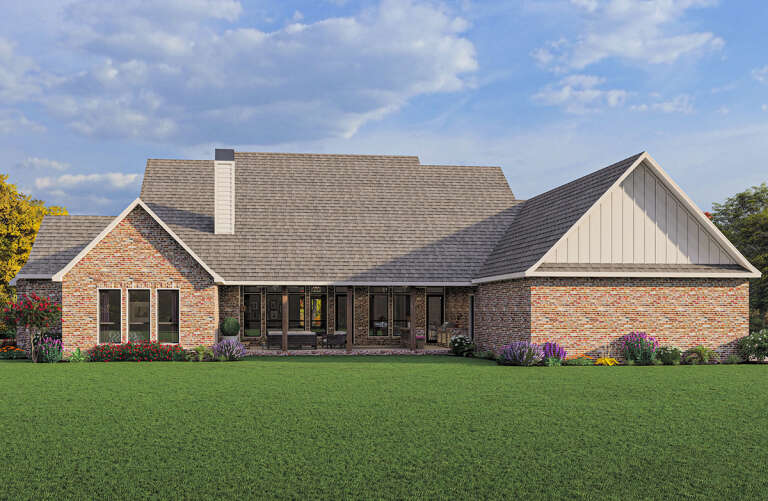 Modern Farmhouse House Plan #4534-00071 Elevation Photo