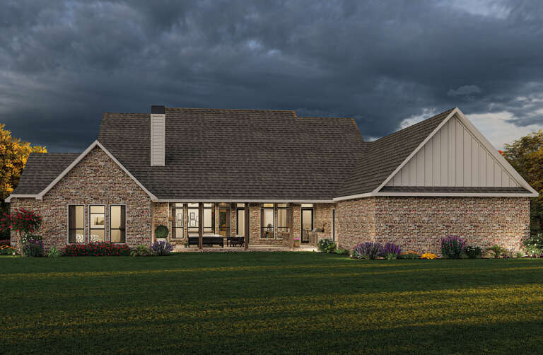 Modern Farmhouse House Plan #4534-00071 Elevation Photo