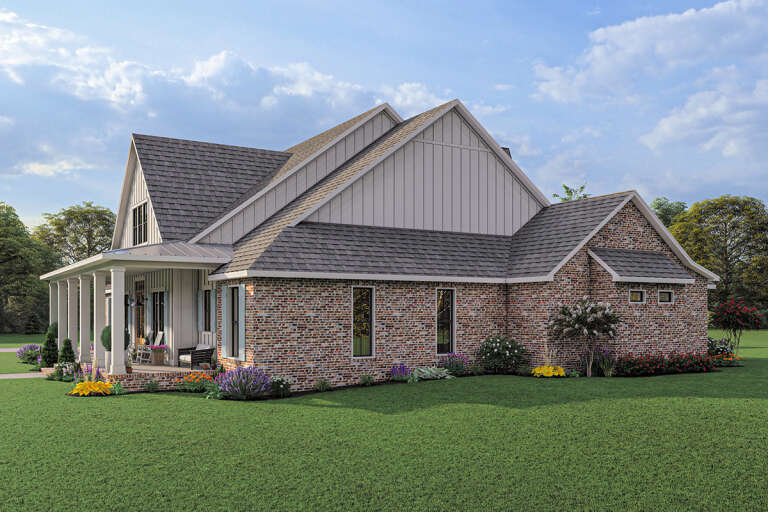 Modern Farmhouse House Plan #4534-00071 Elevation Photo