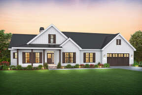 Modern Farmhouse House Plan #2559-00928 Elevation Photo