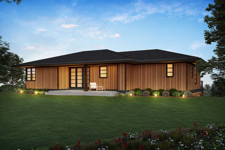 Modern House Plan #2559-00930 Elevation Photo