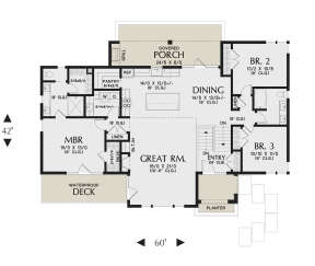 Main Floor for House Plan #2559-00930