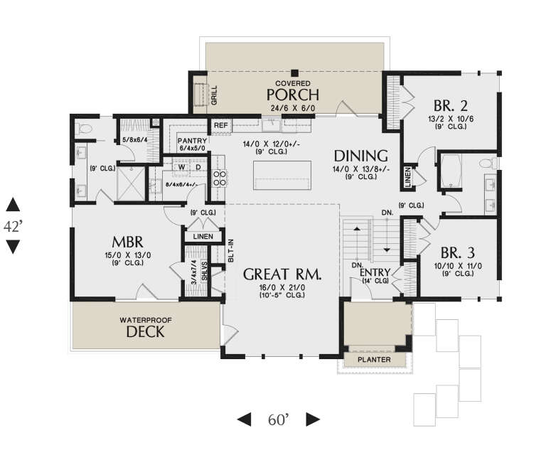 House Plan House Plan #26374 Drawing 2