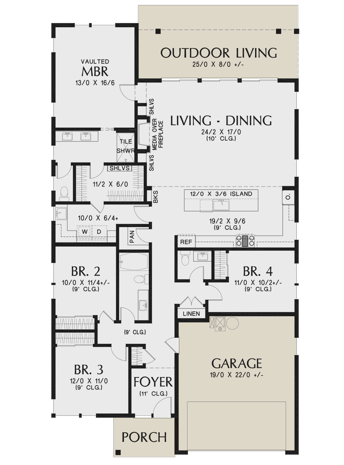 Main Floor for House Plan #2559-00931