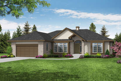 Traditional House Plan #035-00983 Elevation Photo