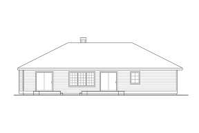 Traditional House Plan #035-00983 Elevation Photo