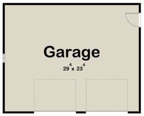 Garage Floor for House Plan #963-00633