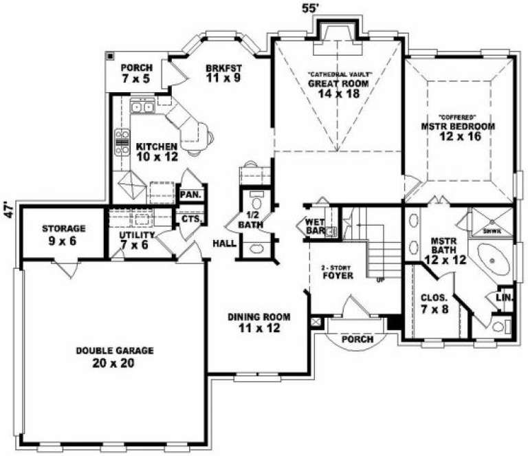 House Plan House Plan #2638 Drawing 1