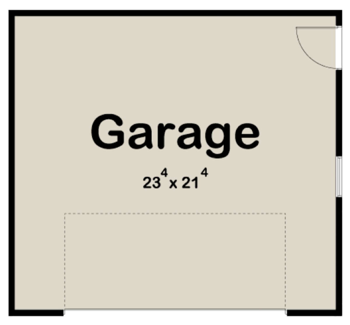 Garage Floor for House Plan #963-00635