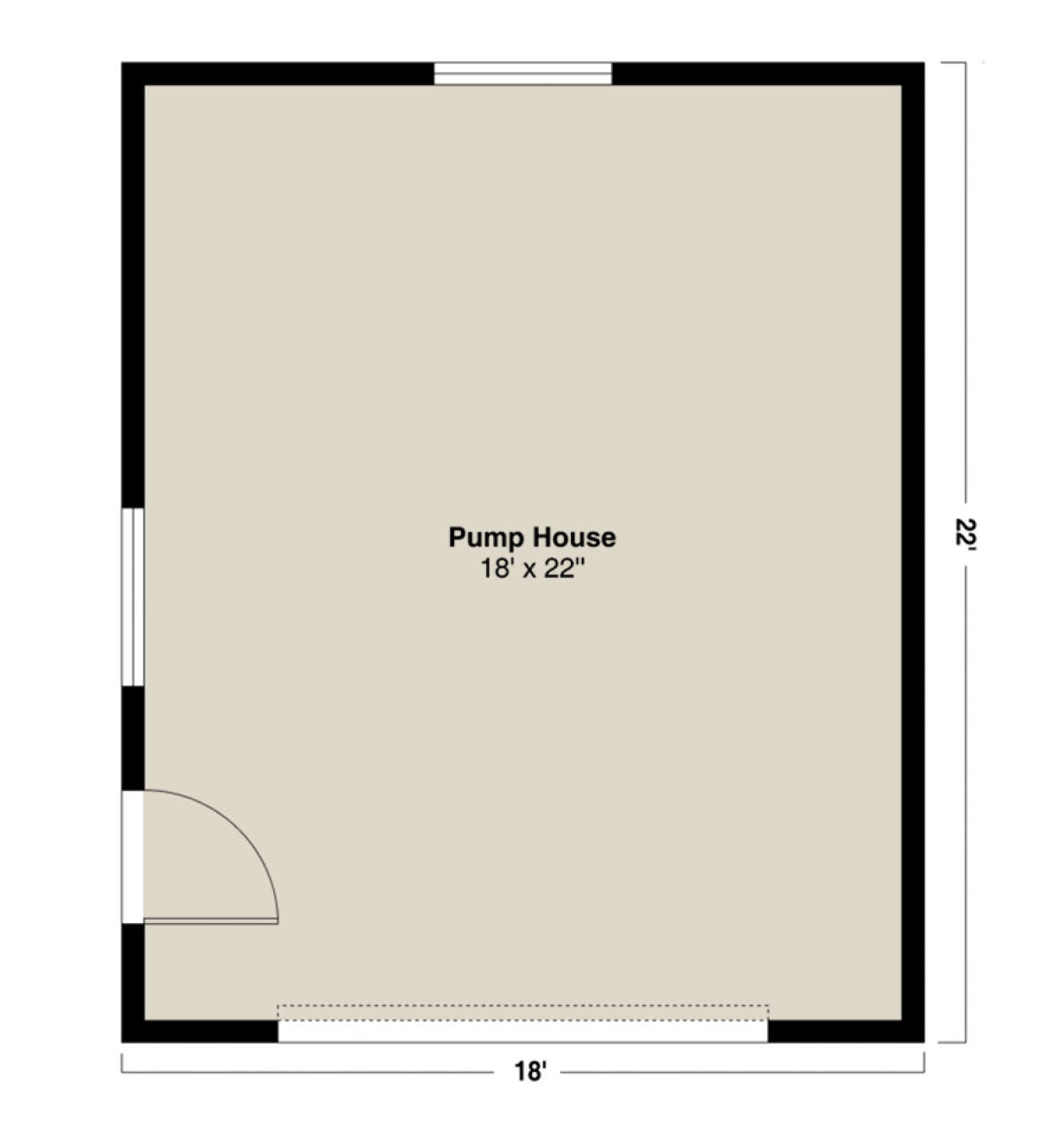 Garage Floor for House Plan #035-00984