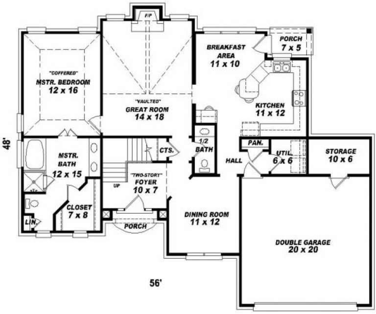 House Plan House Plan #2639 Drawing 1
