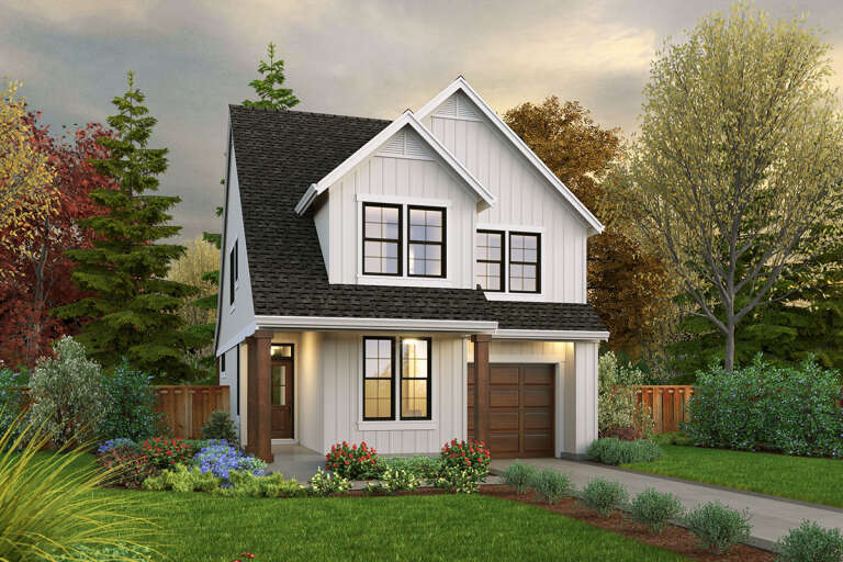 Modern Farmhouse House Plan #2559-00933 Elevation Photo
