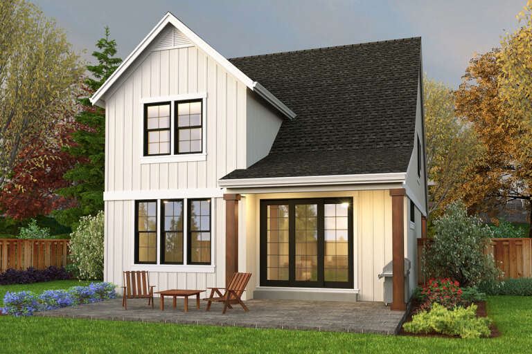 Modern Farmhouse House Plan #2559-00933 Elevation Photo