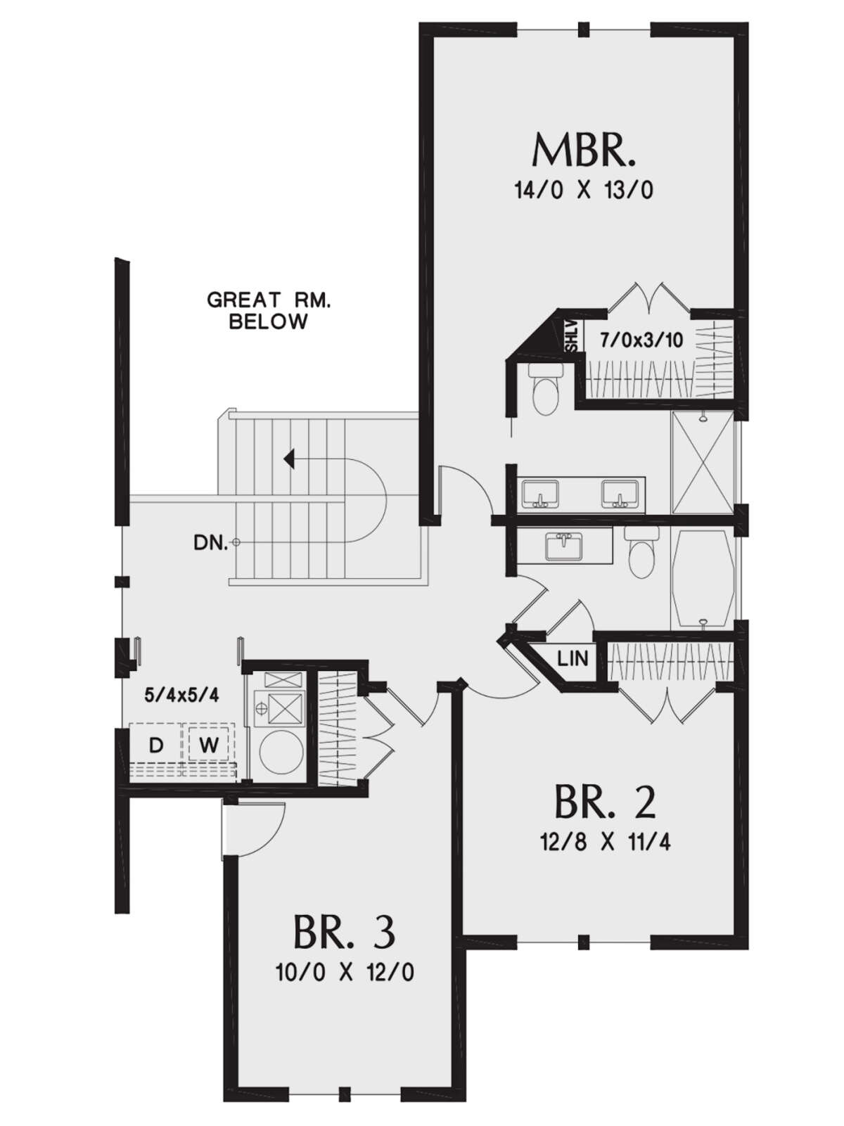 Second Floor for House Plan #2559-00933