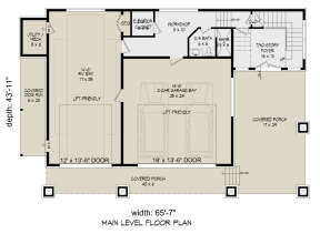 First Floor for House Plan #940-00424