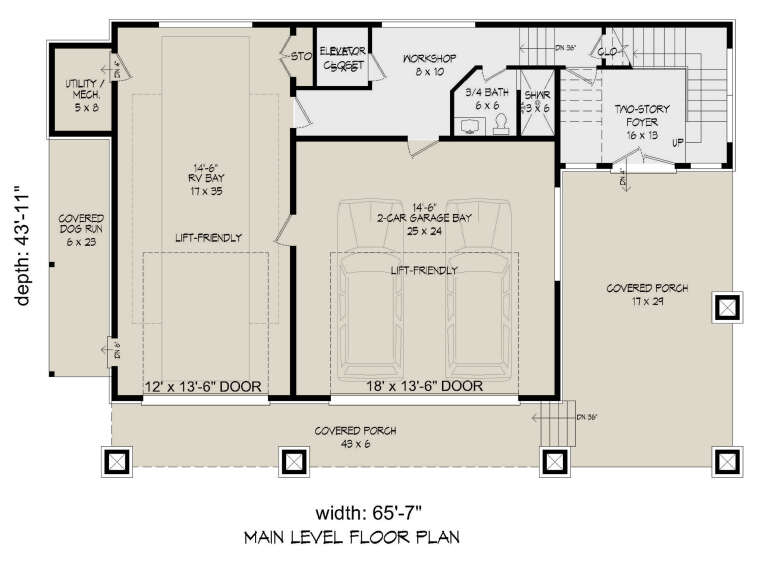 House Plan House Plan #26391 Drawing 1