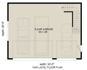 Garage Floor for House Plan #940-00425