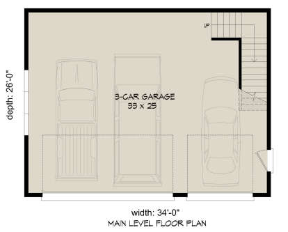 Garage Floor for House Plan #940-00425