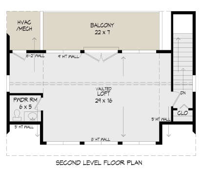 Second Floor for House Plan #940-00425