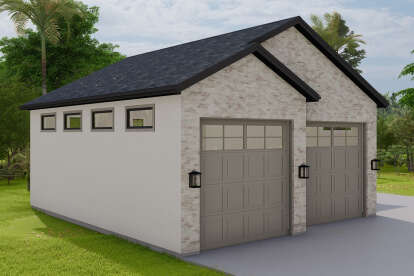 European House Plan #2802-00130 Elevation Photo