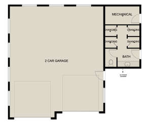 Garage Floor for House Plan #2802-00130