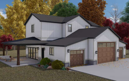 Barn House Plan #2802-00131 Elevation Photo