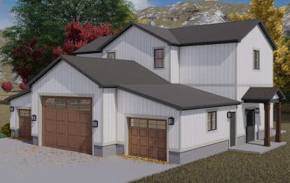 Barn House Plan #2802-00131 Elevation Photo