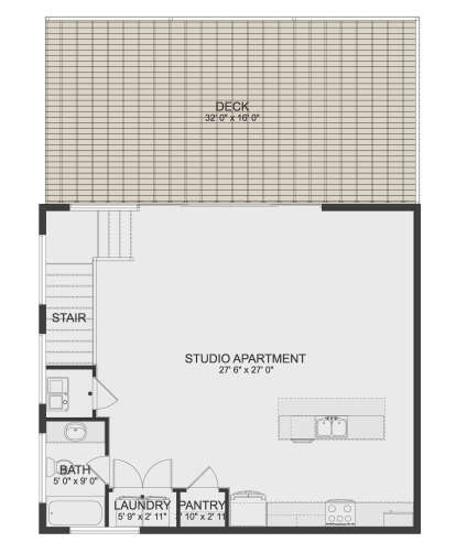 Second Floor for House Plan #2802-00133