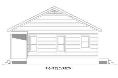 Cottage House Plan #940-00426 Elevation Photo