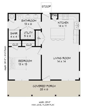 Main Floor for House Plan #940-00426