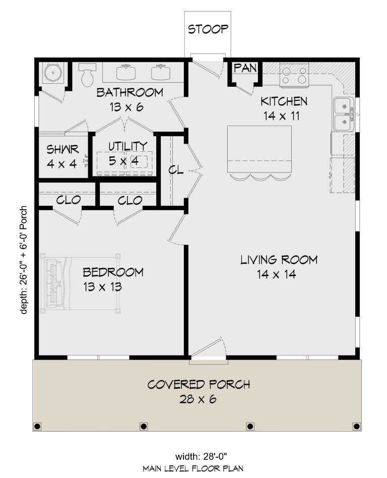 House Plan House Plan #26397 Drawing 1