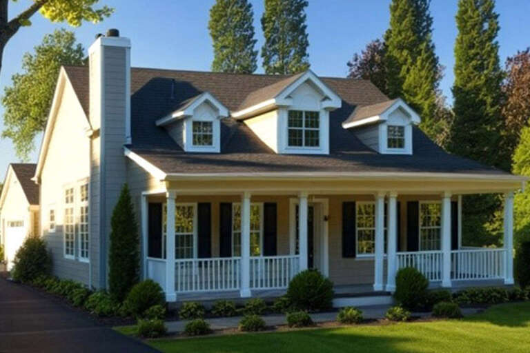 House Plan House Plan #264 Angled Front Elevation