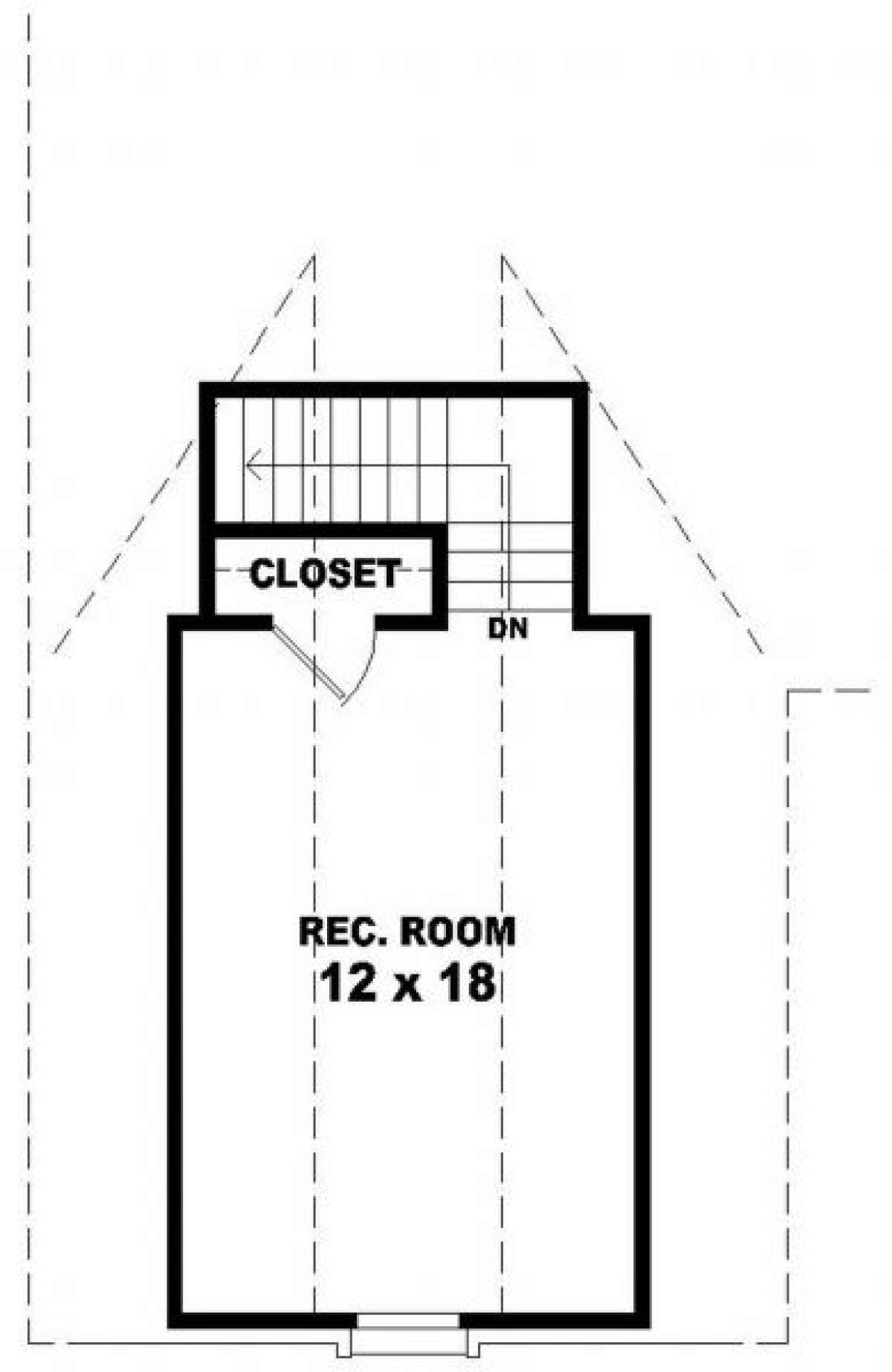 Recreation Floor for House Plan #053-00325