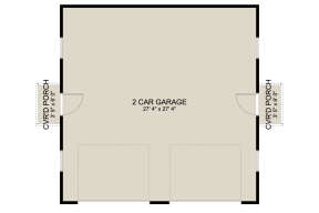 Garage Floor for House Plan #2802-00134