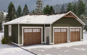 Craftsman House Plan #2802-00135 Elevation Photo