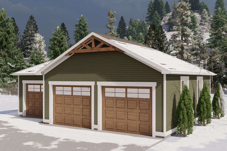 Craftsman House Plan #2802-00135 Elevation Photo