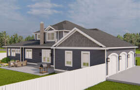 Craftsman House Plan #2802-00136 Elevation Photo