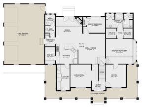 Main Floor for House Plan #2802-00136