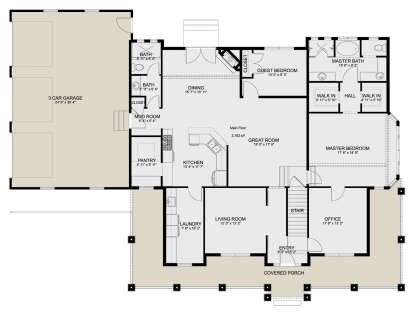 House Plan House Plan #26402 Drawing 1