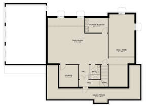 Basement for House Plan #2802-00136