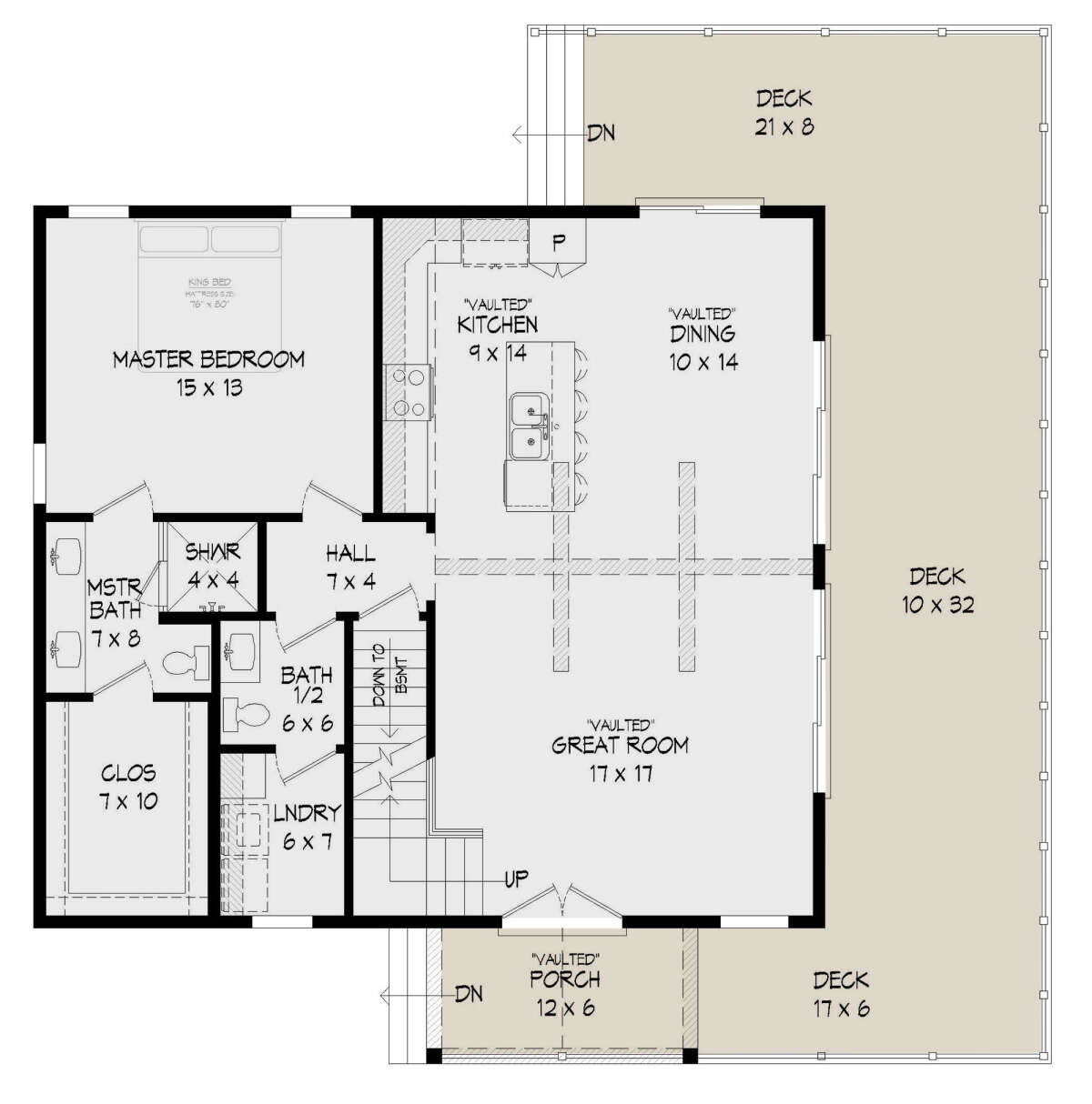 Mountain Plan 1 610 Square Feet 3 Bedrooms 2 5 Bathrooms 940