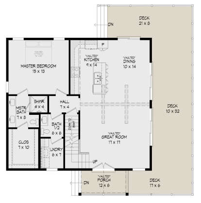 Main Floor for House Plan #940-00429