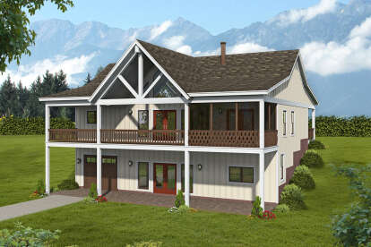 Mountain House Plan #940-00430 Elevation Photo