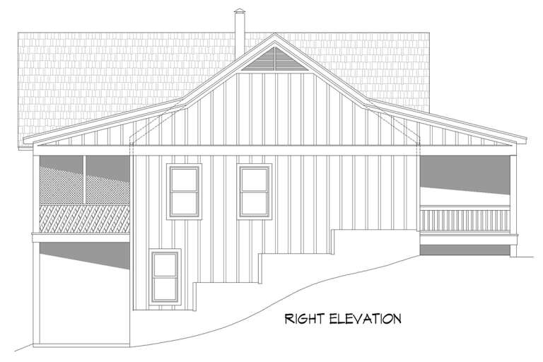 Mountain House Plan #940-00430 Elevation Photo