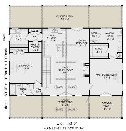 Main Floor for House Plan #940-00430