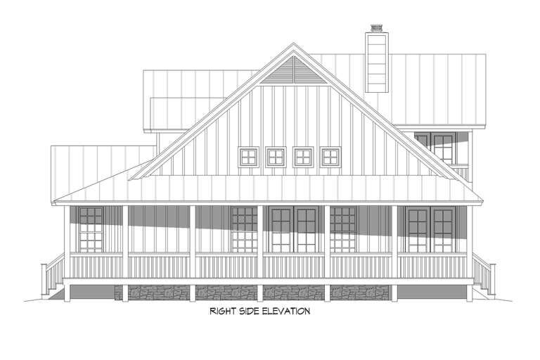 Country House Plan #940-00431 Elevation Photo